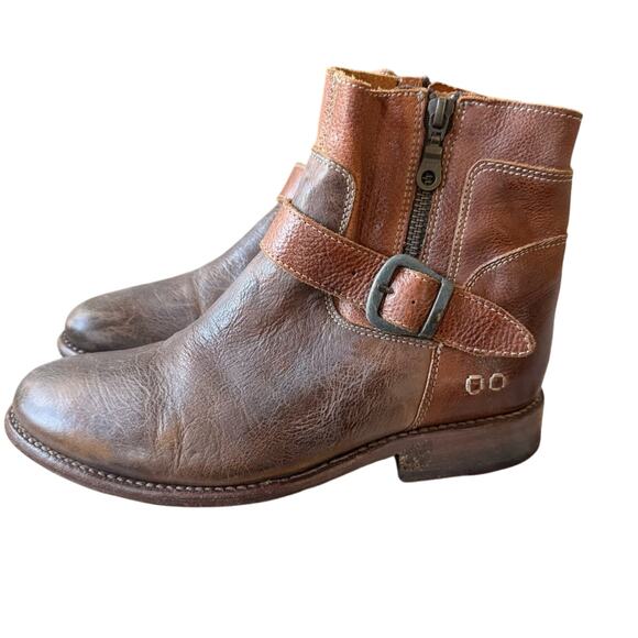 Bed Stu Brown Leather Ankle Boots Women’s 9 - Picture 1 of 12